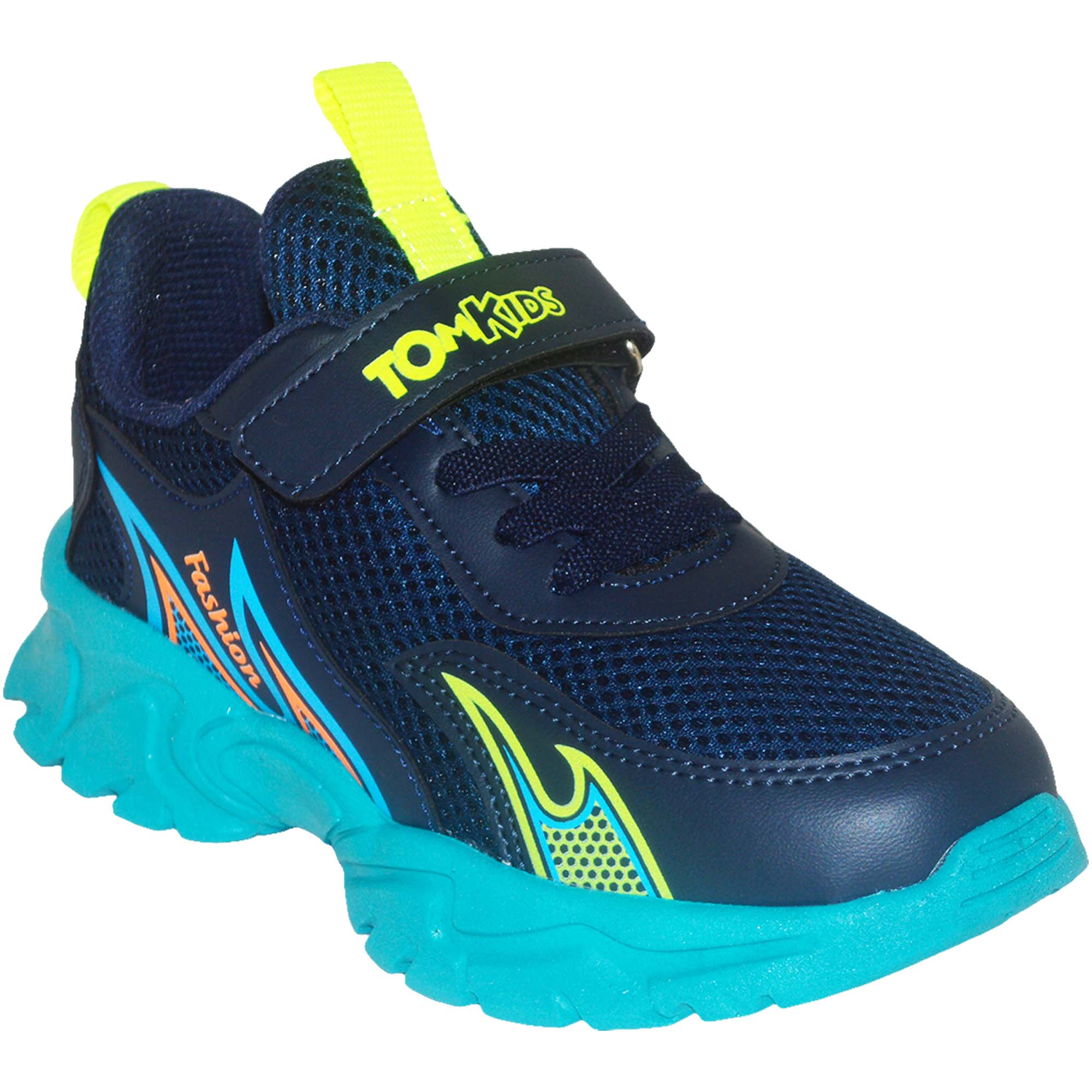 4016 TomKids Filet Spor ayakkabı - Lacivert/Yeşil