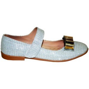 Filet Babet Model Ayakkabı - Açık Gümüş