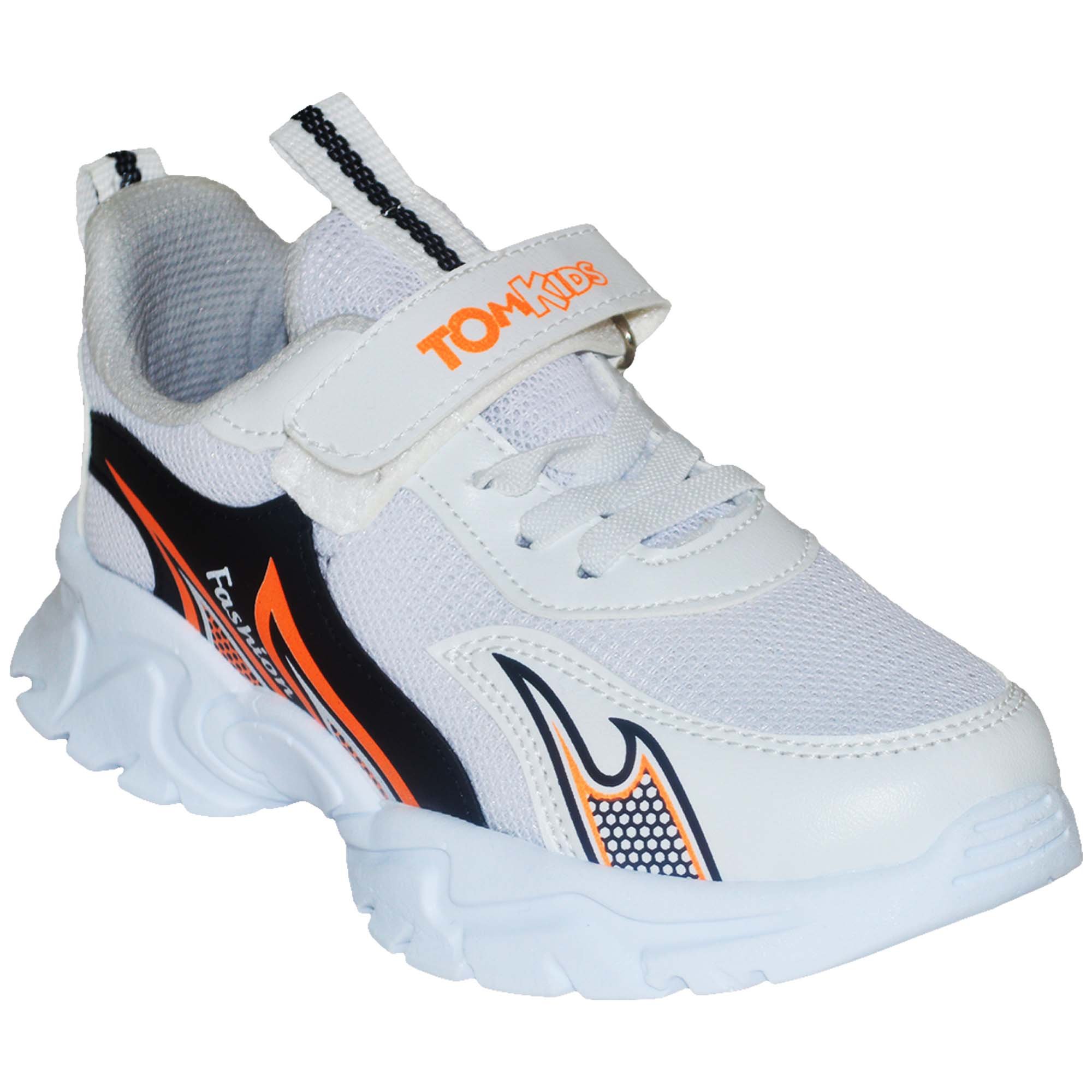 4016 TomKids Filet Spor ayakkabı - Beyaz/Siyah