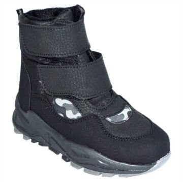 patik içi kürklü outdoor bot - siyah