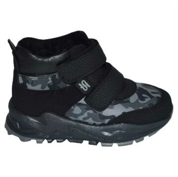 patik içi kürklü outdoor bot - siyah