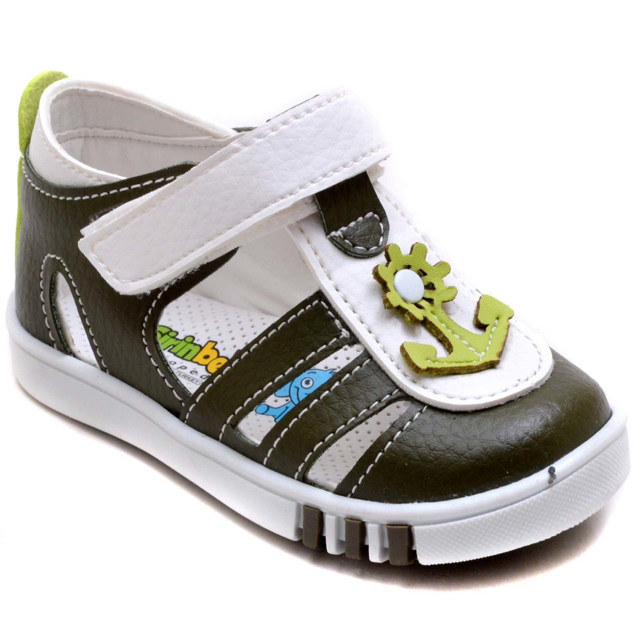 SB-122 Yeni Doğan Erkek Çocuk Sandalet - Yeşil