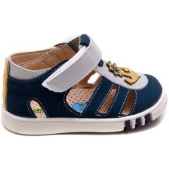 SB-122 Yeni Doğan Erkek Çocuk Sandalet - Mavi