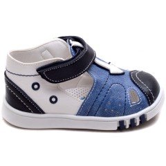 SB-124 Yeni Doğan Erkek Çocuk Sandalet - Mavi