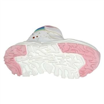 içi kürklü su geçirmez kışlık filet bot - beyaz/krem/multicolor