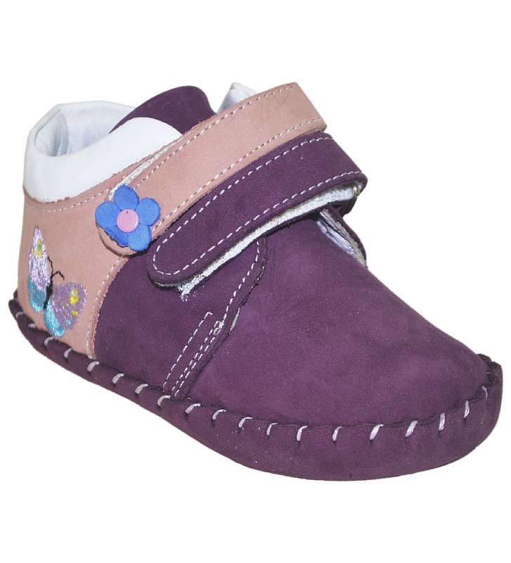 Yeni Doğan Çocuk Sandalet - Vişne/Bej