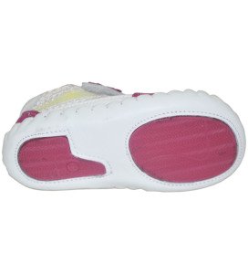 Yeni Doğan Kız Çocuk Sandalet - Beyaz/Pembe