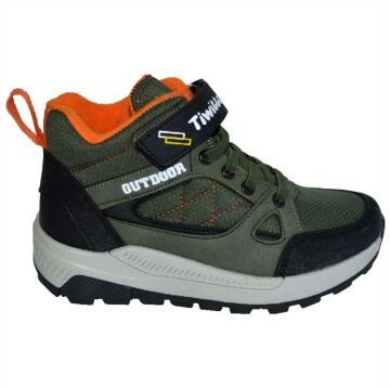 desenli outdoor kışlık filet bot - haki/siyah