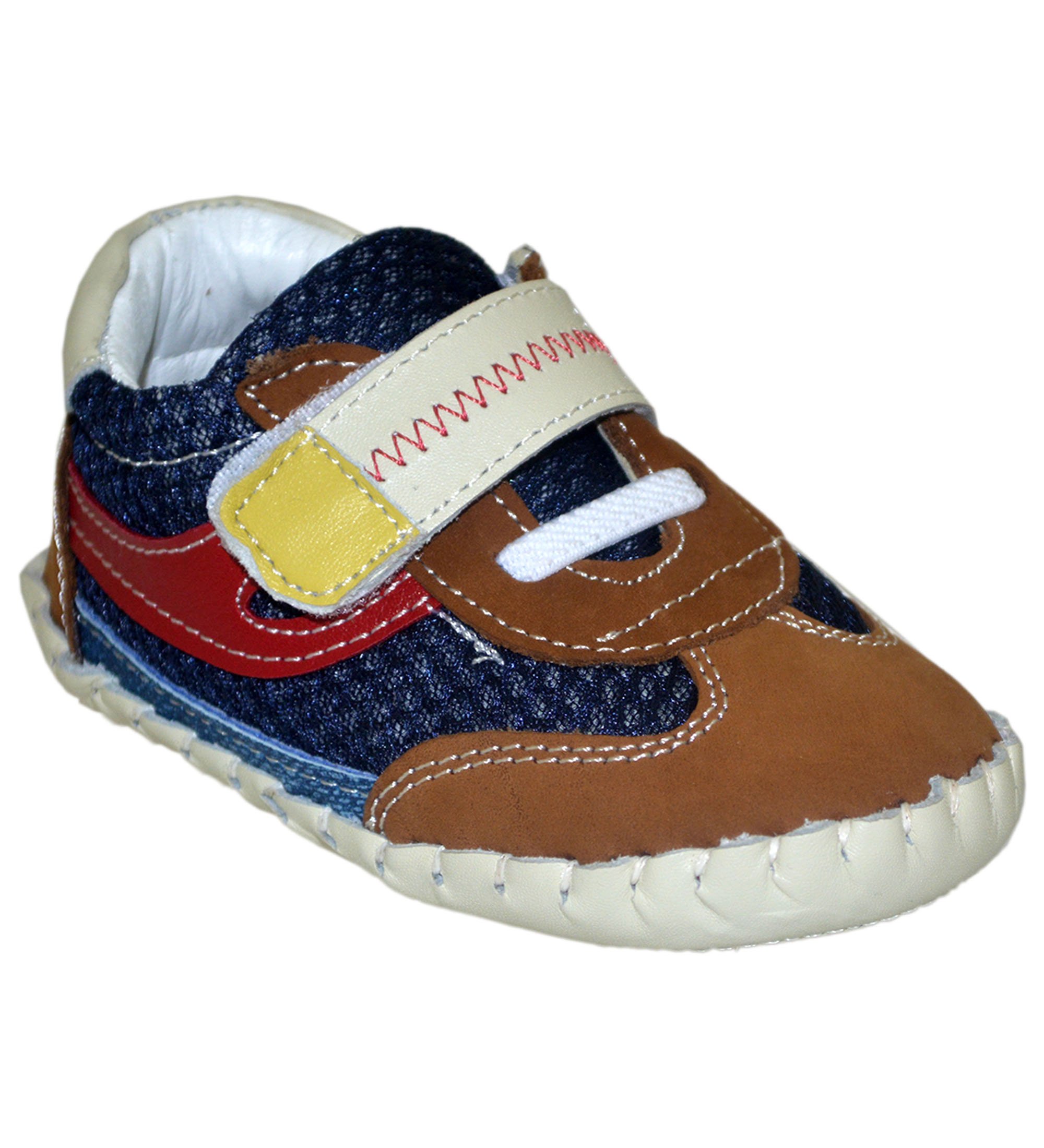 Yeni Doğan Çocuk Sandalet - Kahverengi/Lacivert