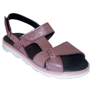 Kız Filet Sandalet - Bronz Pembe