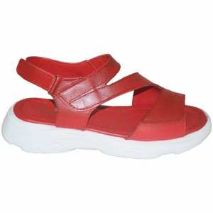Kız Çocuk Filet Sandalet - Kırmızı