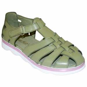 Erkek Çocuk Filet Sandalet - Çim Yeşil