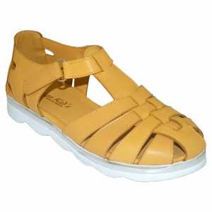 Erkek Çocuk Filet Sandalet - Hardal