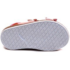 SB-226 Kız Çocuk Bebe Sandalet - Yavruağzı/Beyaz