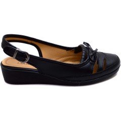 CMFRT 638 Anne Sandalet - Siyah (Deri)