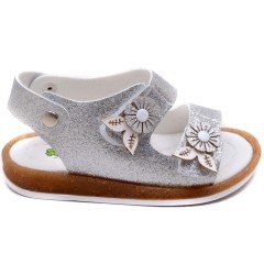 SB-226 Kız Çocuk Bebe Sandalet - Gri