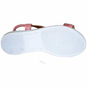 Kız Filet Taşlı Sandalet - Pembe