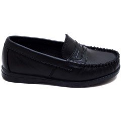 ALB 205 Patik Okul Ayakkabısı - Füme (Deri)