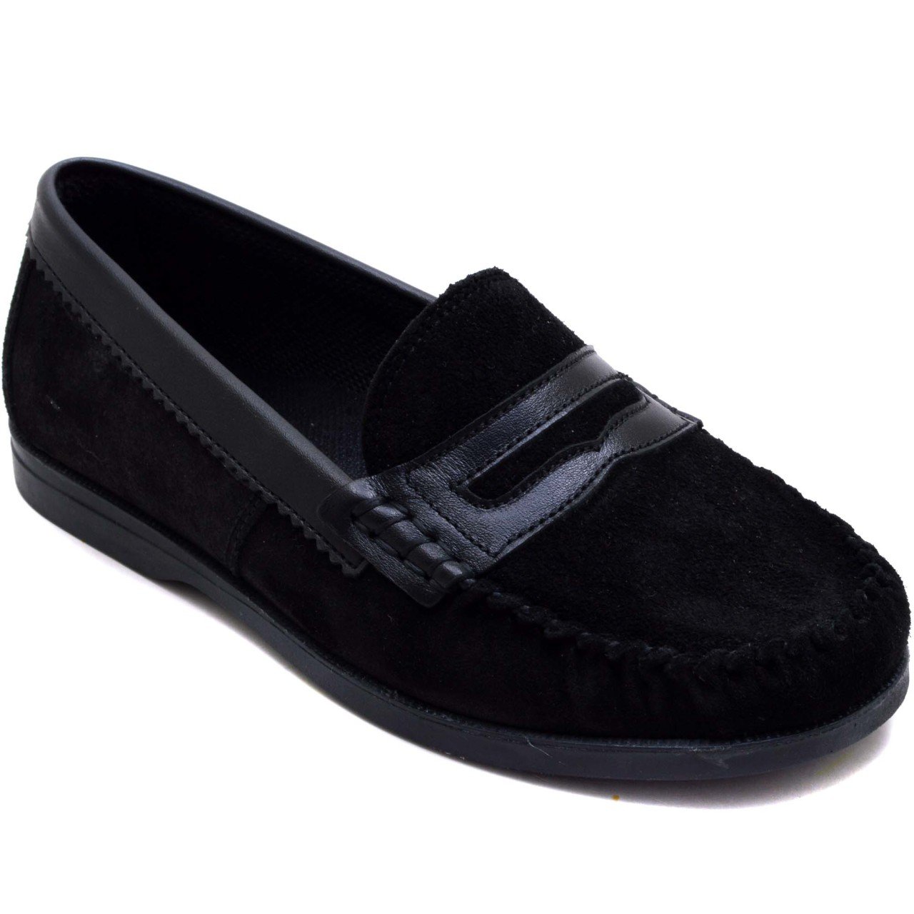 Y&Y 306 Filet Okul Ayakkabısı - Siyah (Deri)