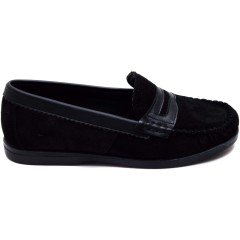 Y&Y 306 Filet Okul Ayakkabısı - Siyah (Deri)