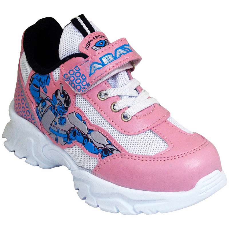ABAY RoboFighter Filet Spor ayakkabı - Pembe/Mavi/Beyaz