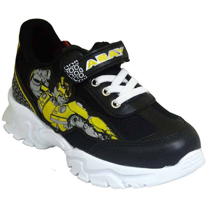 ABAY RoboFighter Filet Spor ayakkabı - Siyah/Sarı/Beyaz