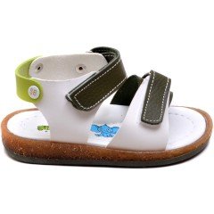 SB-266 Erkek Çocuk Bebe Sandalet - Yeşil