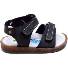 SB-266 Erkek Çocuk Bebe Sandalet - Füme