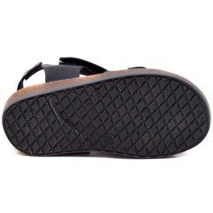SB-266 Erkek Çocuk Bebe Sandalet - Füme