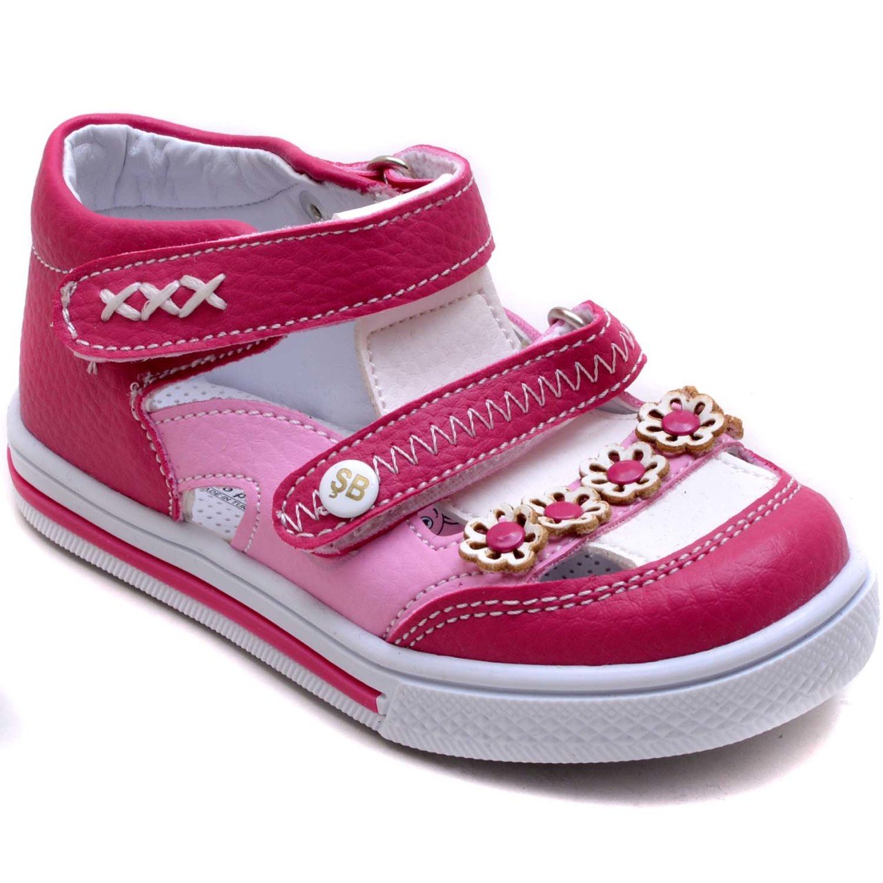 SB-320 Kız Çocuk Bebe Sandalet - Pembe/P