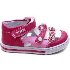 SB-320 Kız Çocuk Bebe Sandalet - Pembe/P
