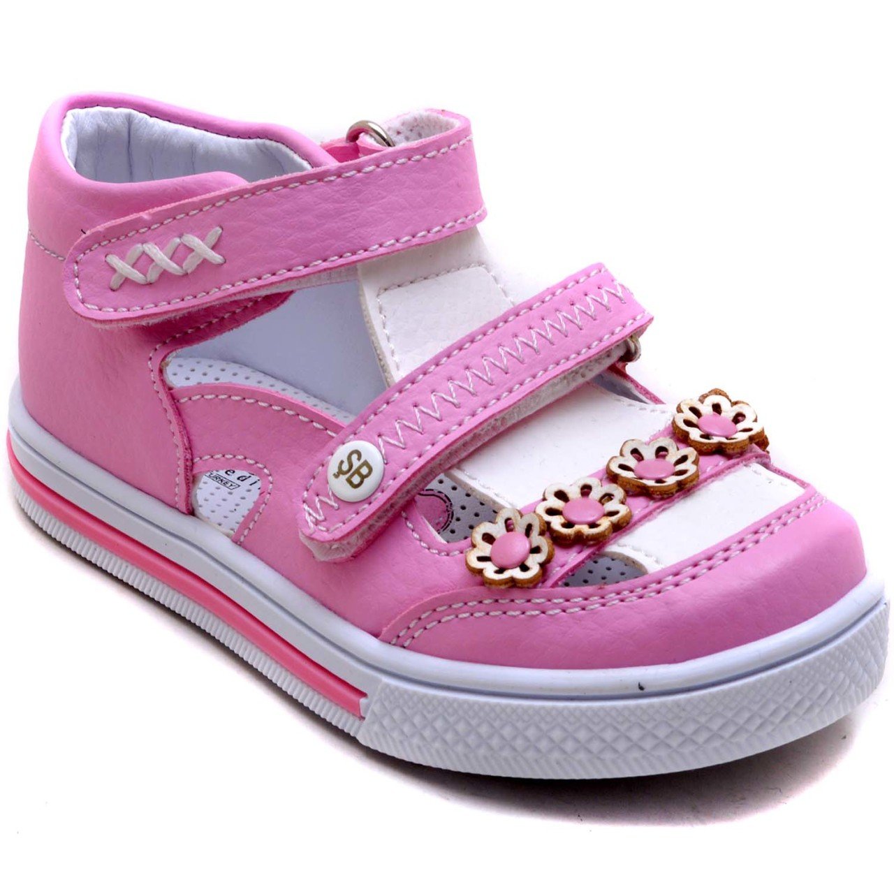 SB-320 Kız Çocuk Bebe Sandalet - Pembe
