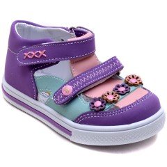 SB-320 Kız Çocuk Bebe Sandalet - Mor