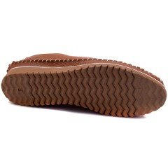 82-RT Comfort Bağcıklı Kadın Ayakkabı - Taba (Deri)