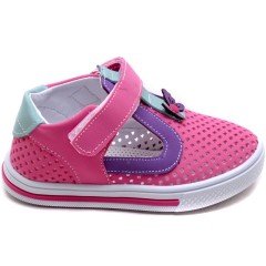 SB-324 Kız Çocuk Bebe Sandalet - Pembe/M