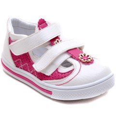 SB-326 Kız Çocuk Bebe Sandalet - Beyaz