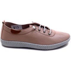 596-TF Trend Günlük Kadın Ayakkabı - Pembe (Deri)