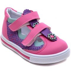 SB-326 Kız Çocuk Bebe Sandalet - Pembe