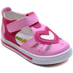 SB-328 Kız Çocuk Bebe Sandalet - Pembe