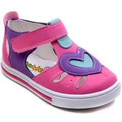 SB-328 Kız Çocuk Bebe Sandalet - Pembe/M