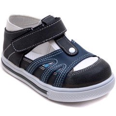 SB-360 Erkek Çocuk Bebe Sandalet - Füme
