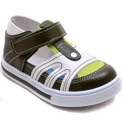SB-360 Erkek Çocuk Bebe Sandalet - Yeşil