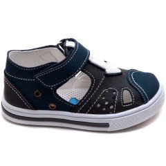SB-362 Erkek Çocuk Bebe Sandalet - Füme
