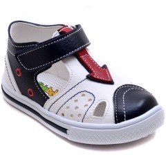 SB-362 Erkek Çocuk Bebe Sandalet - Beyaz