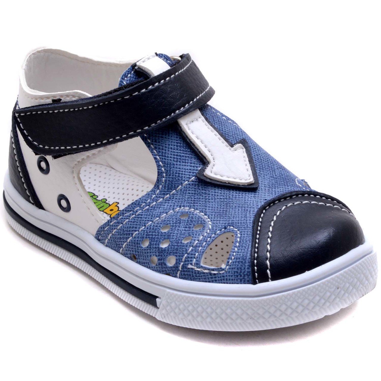 SB-362 Erkek Çocuk Bebe Sandalet - Mavi