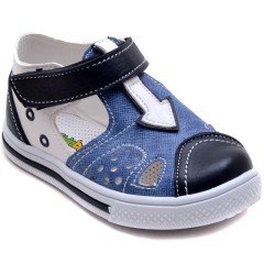 SB-362 Erkek Çocuk Bebe Sandalet - Mavi