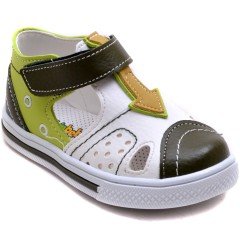 SB-362 Erkek Çocuk Bebe Sandalet - Yeşil