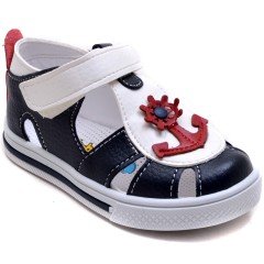 SB-364 Erkek Çocuk Bebe Sandalet - Beyaz
