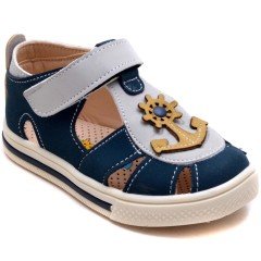 SB-364 Erkek Çocuk Bebe Sandalet - Mavi/S