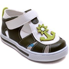 SB-364 Erkek Çocuk Bebe Sandalet - Yeşil
